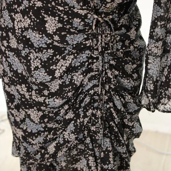 Veronica Beard, Black Multi Sean Dress Size 8 - Picture 7 of 11